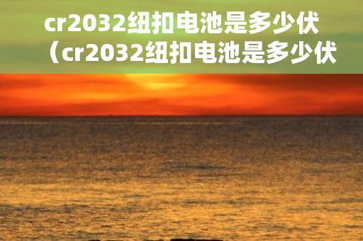 cr2032纽扣电池是多少伏（cr2032纽扣电池是多少伏）