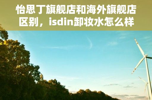 怡思丁旗舰店和海外旗舰店区别，isdin卸妆水怎么样?怡思丁卸妆水好用吗?