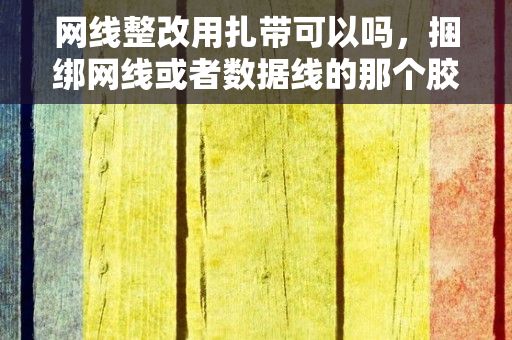 网线整改用扎带可以吗，捆绑网线或者数据线的那个胶线叫什么,在哪买得到