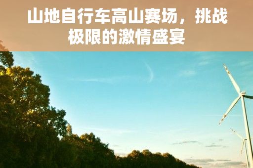 山地自行车高山赛场，挑战极限的激情盛宴