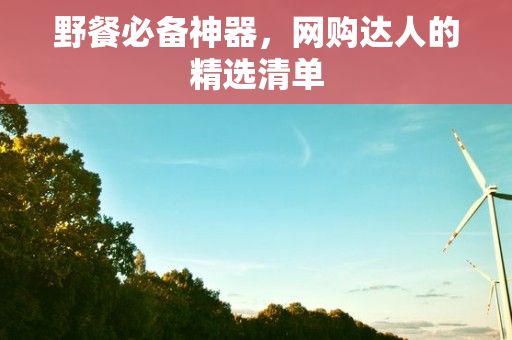 野餐必备神器，网购达人的精选清单